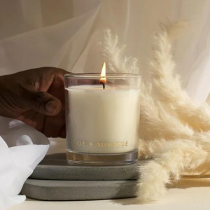 Candle in Clear Glass by Joe + Monroe Candle in Clear Glass by Joe + Monroe