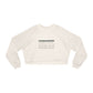 "Compassionist" Cropped Fleece Pullover