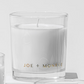 Candle in Clear Glass by Joe + Monroe